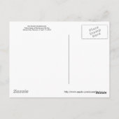 Afrikaanse vogels: Kori Bustard Briefkaart (Achterkant)