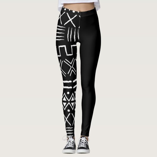  Afrikaanse vormgeving Leggings (Voorkant)