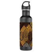 Afrikaanse vormgeving V3 1 Waterfles (Voorkant)