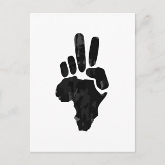 Afrikaanse vrede briefkaart