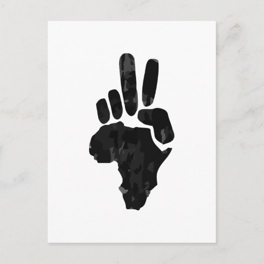 Afrikaanse vrede briefkaart (Voorkant)