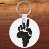 Afrikaanse vrede sleutelhanger (Voorkant)