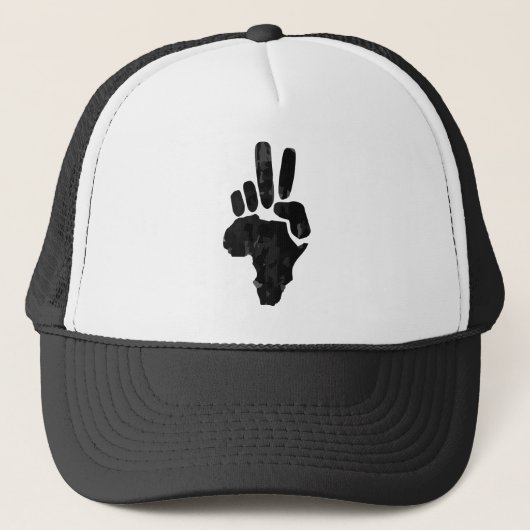 Afrikaanse vrede trucker pet (Voorkant)