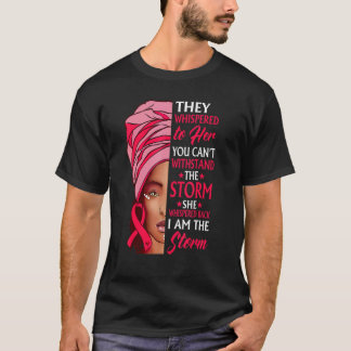 Afrikaanse vrouw Afro Ik ben de storm Epidermolysi T-shirt