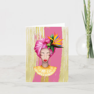 Afrikaanse vrouw All Occasion briefkaart