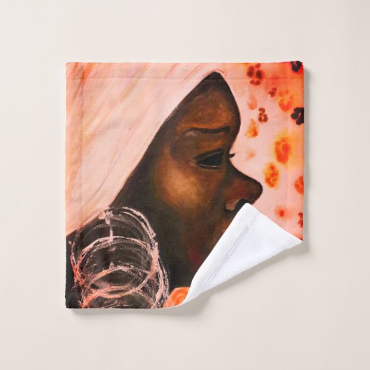 afrikaanse  vrouw badhanddoek set bad handdoek (Wasdoekje)