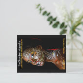 Afrikaanse vrouw briefkaart (Staand voorkant)