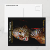 Afrikaanse vrouw briefkaart (Voorkant / Achterkant)