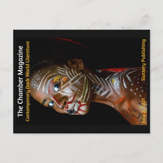 Afrikaanse vrouw briefkaart (Voorkant)