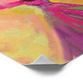 Afrikaanse vrouw danst poster (Hoek)