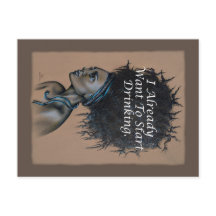 Afrikaanse vrouw die ik al wil gaan Drink