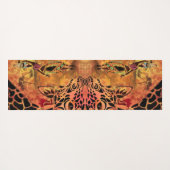 Afrikaanse vrouw en Giraffe yogamat (Achterkant (horizontaal))