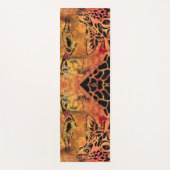 Afrikaanse vrouw en Giraffe yogamat (Voorkant)