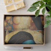 Afrikaanse Vrouw en Maan Decoupage Tissue Paper Tissuepapier (Geschenk)