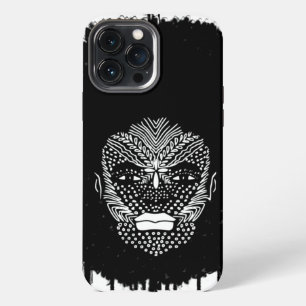 Afrikaanse vrouw Gezicht met kruidenmarkeringen iPhone 13 Pro Max Hoesje
