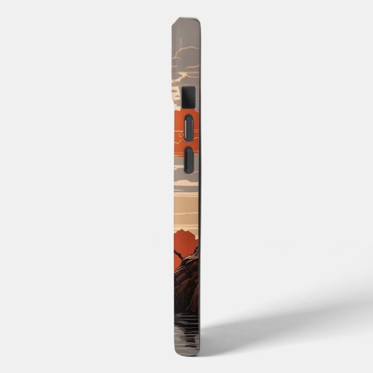 Afrikaanse vrouw iPhone / iPad hoesje (Achterkant / Links)