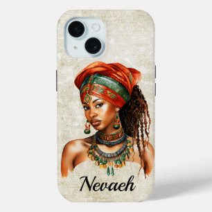 Afrikaanse vrouw iPhone / iPad hoesje