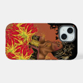Afrikaanse vrouw iPhone / iPad hoesje 15 Case (Achterkant horizontaal)