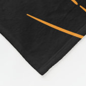 Afrikaanse  vrouw met afro-haarstijlportret fleece deken (Hoek)