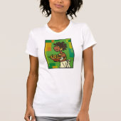 Afrikaanse vrouw met kom van Korn T-shirt (Voorkant)