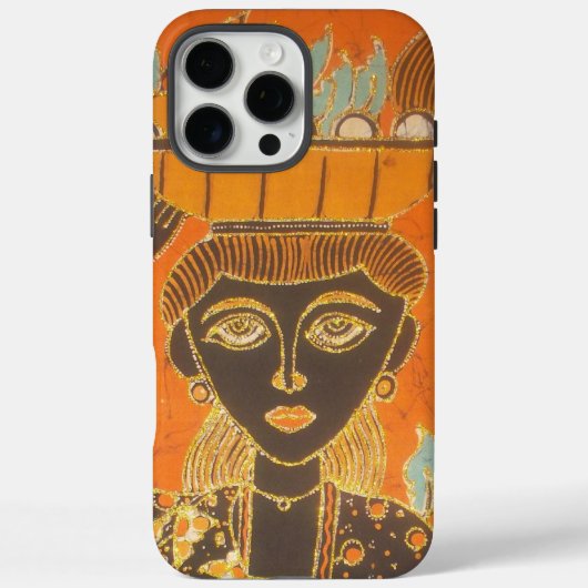 Afrikaanse vrouw met mand art print Case-Mate iPhone case (Achterkant)