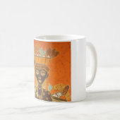 Afrikaanse vrouw met mand art print koffiemok (Voorkant rechts)