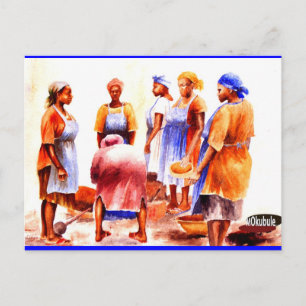 AFRIKAANSE VROUW MOJISOLA A GBADAMOSI BRIEFKAART