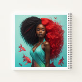Afrikaanse vrouw notitieboek (Achterkant)