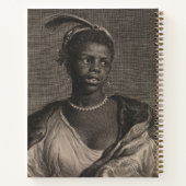 Afrikaanse vrouw notitieboek (Achterkant)