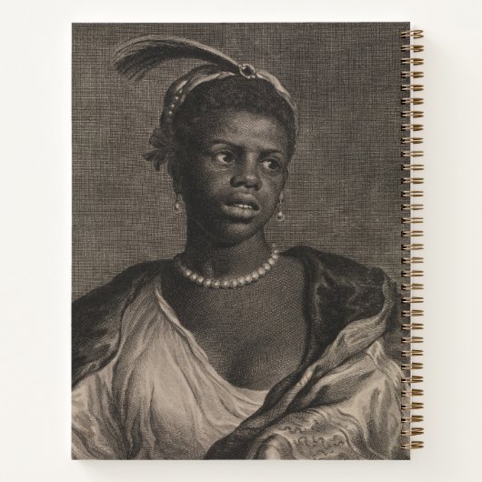 Afrikaanse vrouw notitieboek (Achterkant)