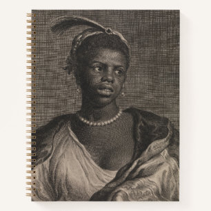 Afrikaanse vrouw notitieboek