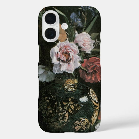 Afrikaanse vrouw Pioenrozen door Frederic Bazille, Case-Mate iPhone Case (Achterkant)