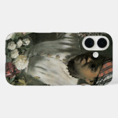 Afrikaanse vrouw Pioenrozen door Frederic Bazille, Case-Mate iPhone Case (Achterkant (horizontaal))