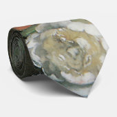 Afrikaanse vrouw pioenrozen door Frederic Bazille, Stropdas (Opgerold)