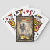 Afrikaanse vrouw speelkaarten (Achterkant)