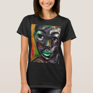 Afrikaanse vrouw t-shirt