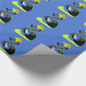 Afrikaanse vrouw Vector Design Art Print Cadeaupapier (Hoek)