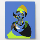 Afrikaanse vrouw Vector Design Art Print Fotoplaat (Voorkant)