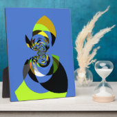 Afrikaanse vrouw Vector Design Art Print Fotoplaat (Zijkant)