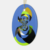 Afrikaanse vrouw Vector Design Art Print Keramisch Ornament (Links)