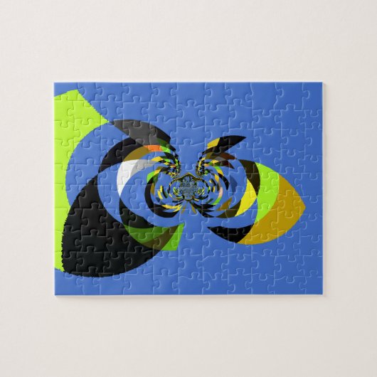 Afrikaanse vrouw Vector Design Art Print Legpuzzel (Horizontaal)