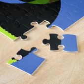 Afrikaanse vrouw Vector Design Art Print Legpuzzel (Zijkant)