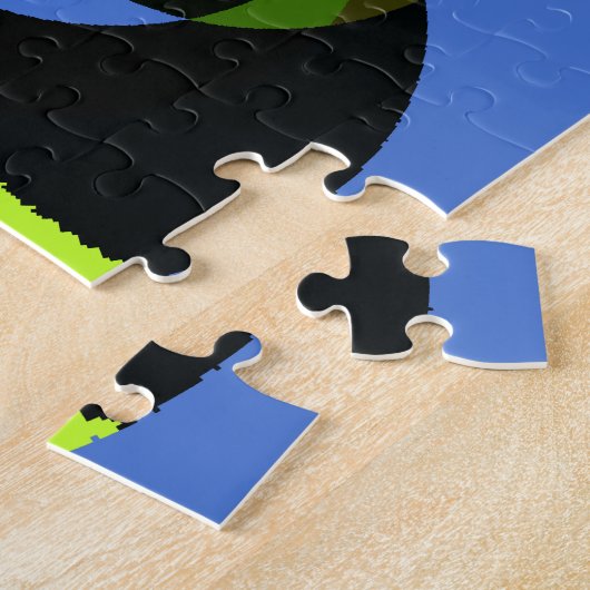 Afrikaanse vrouw Vector Design Art Print Legpuzzel (Zijkant)