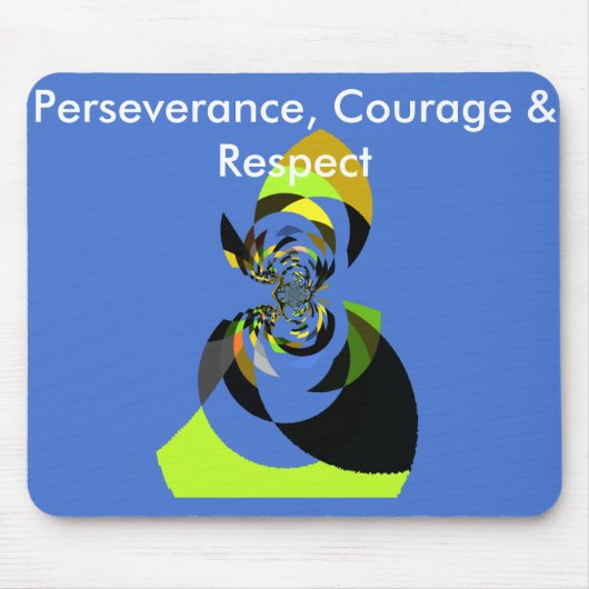 Afrikaanse vrouw Vector Design Art Print Muismat (Voorkant)