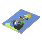 Afrikaanse vrouw Vector Design Art Print Notitieblok (Linkerzijde)