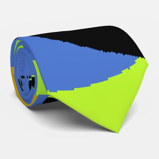 Afrikaanse vrouw Vector Design Art Print Stropdas (Opgerold)