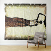 Afrikaanse vrouw wandkleed (In Situ (horizontaal))