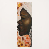  afrikaanse vrouw yogamat (Voorkant)