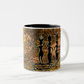 Afrikaanse vrouwelijke mok (Voorkant rechts)