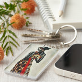 Afrikaanse vrouwelijke sleutelhanger (Voorkant Rechts)